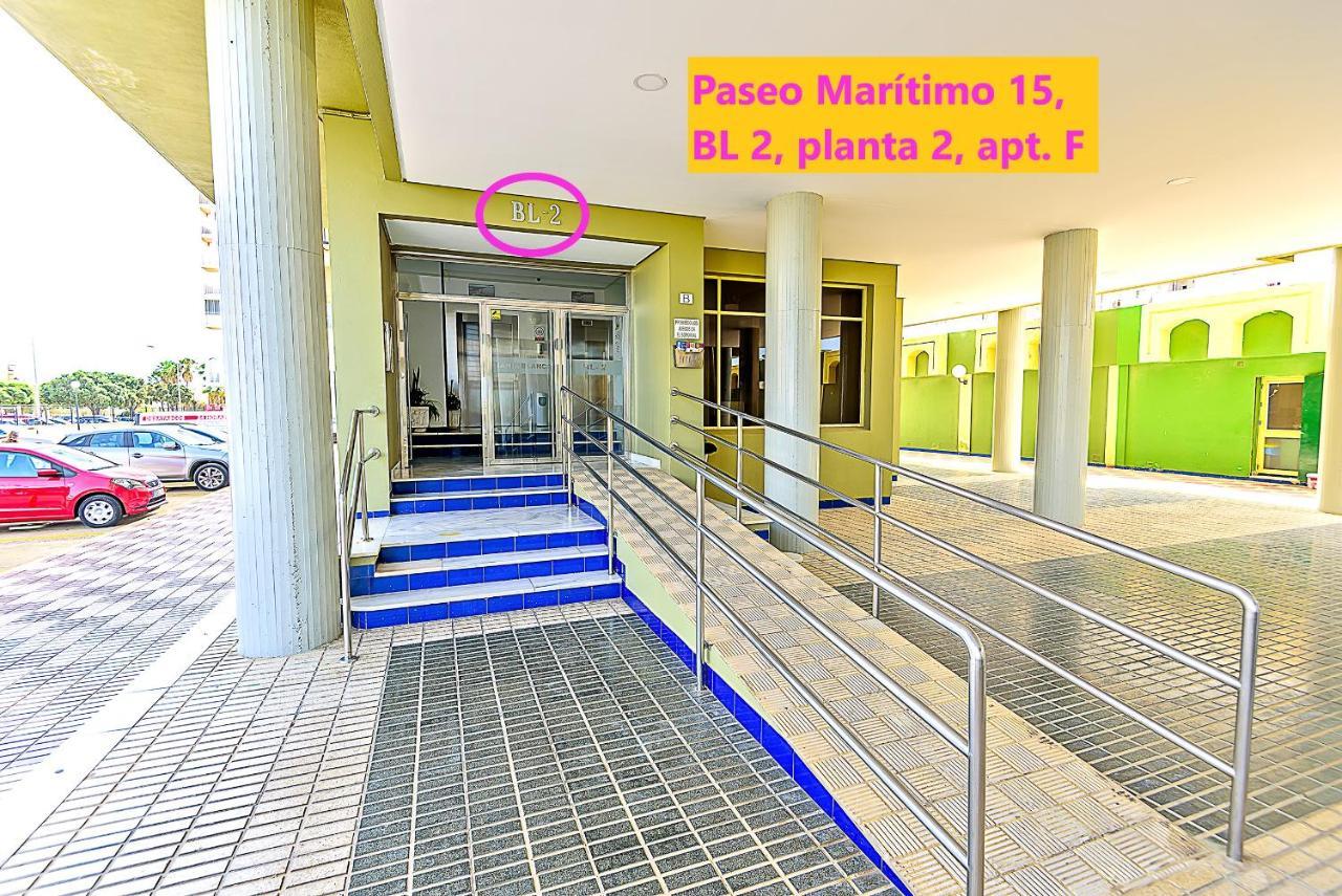 Ocean View Beach Apartment With Pool & Balconies El Puerto de Santa Maria Exterior foto