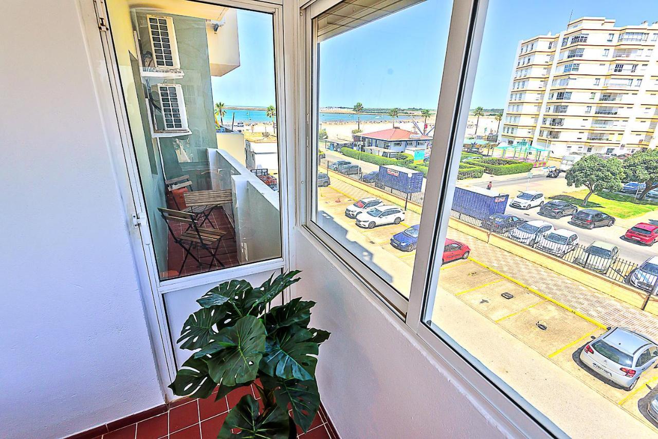Ocean View Beach Apartment With Pool & Balconies El Puerto de Santa Maria Exterior foto