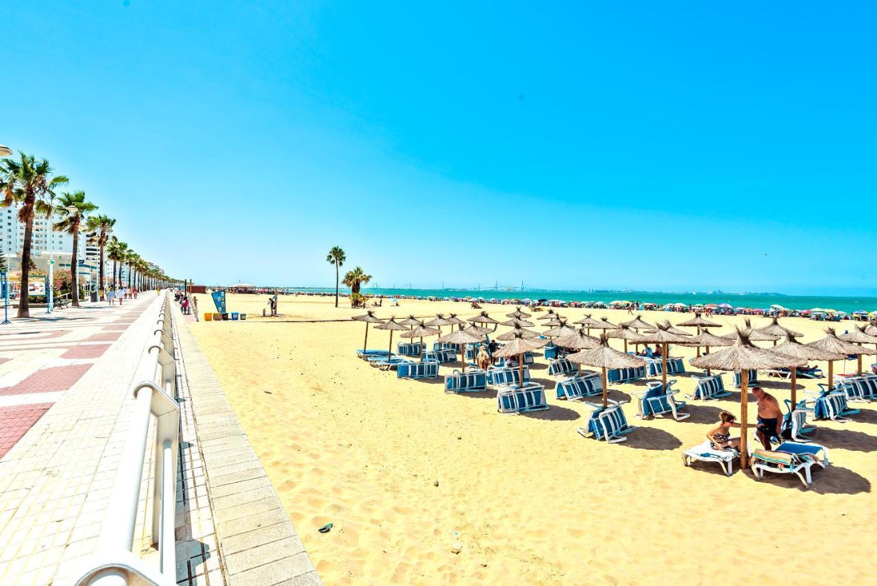 Ocean View Beach Apartment With Pool & Balconies El Puerto de Santa Maria Exterior foto